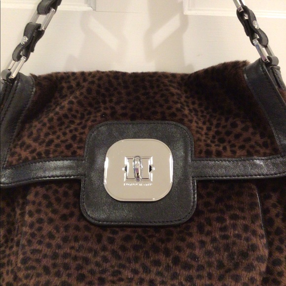 Longchamp Calf Hair Shoulder Bag